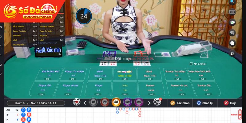 Nhiều phiên bản Baccarat độc đáo tại SODO66